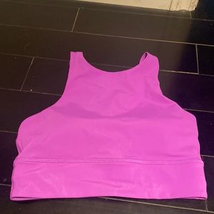 Lululemon energy high neck longline sports bra